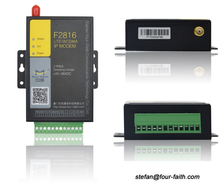 industrial use 2G GPRS GSM modem with RS232 RS485 serial port