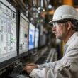 Portrait of male engineer working in the field for engineers day celebration