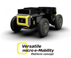 Soracom and Suzuki's Versatile micro e-Mobility Platform concept