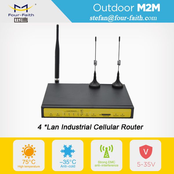 rugged industrial 4g lte plc router 