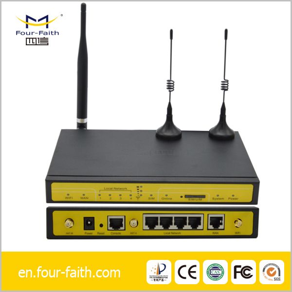 hspa+ m2m wifi router with ethernet for plc