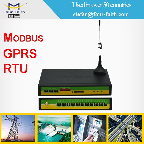 F2464 GPRS 3G Modbus RS485 TCP RTU for real time operating system