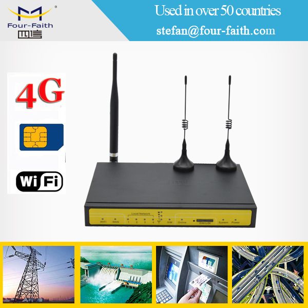 industrial metal wifi 4g ethernet wireless router with serial 