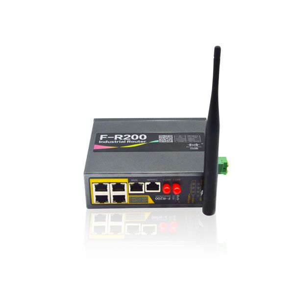rugged industrial 4g lte wifi router plc