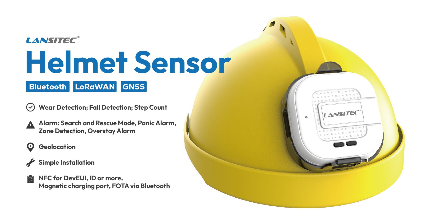 LoRaWAN Helmet Tracker Sensor