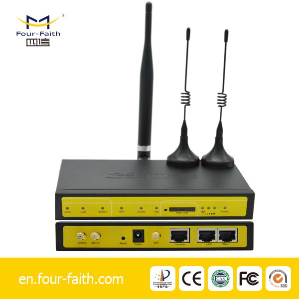 Rugged industrial 4g cellular wireless sim router with serial