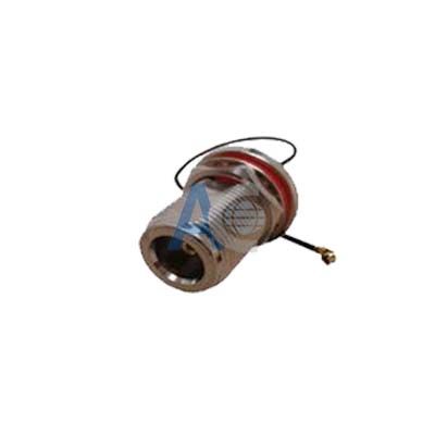 Bulkhead N Female to IPEX Coaxial Pigtail Cable
