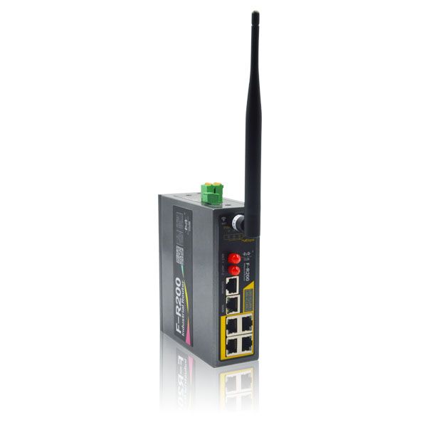 F-R200 industrial 4g lte cellular router with Gigabit Ethernet ports